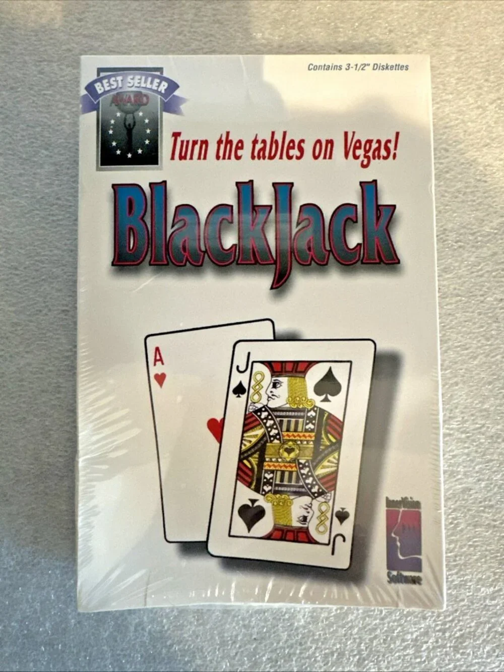 Blackjack Inner Vision Software Big Box PC Game 3.5